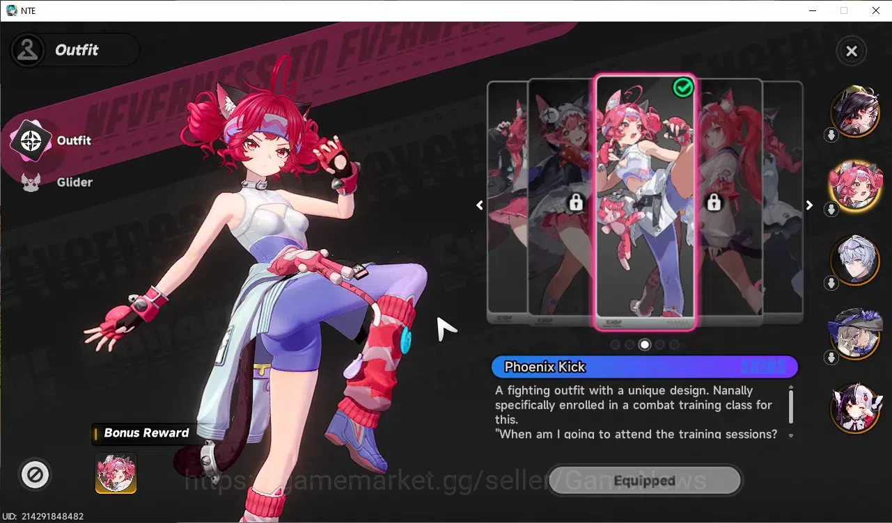 Neverness to Everness Accounts GLOBAL SEA|HL 47|TL 33|10 SSR Nanally+Skin,Chaos,L image 6
