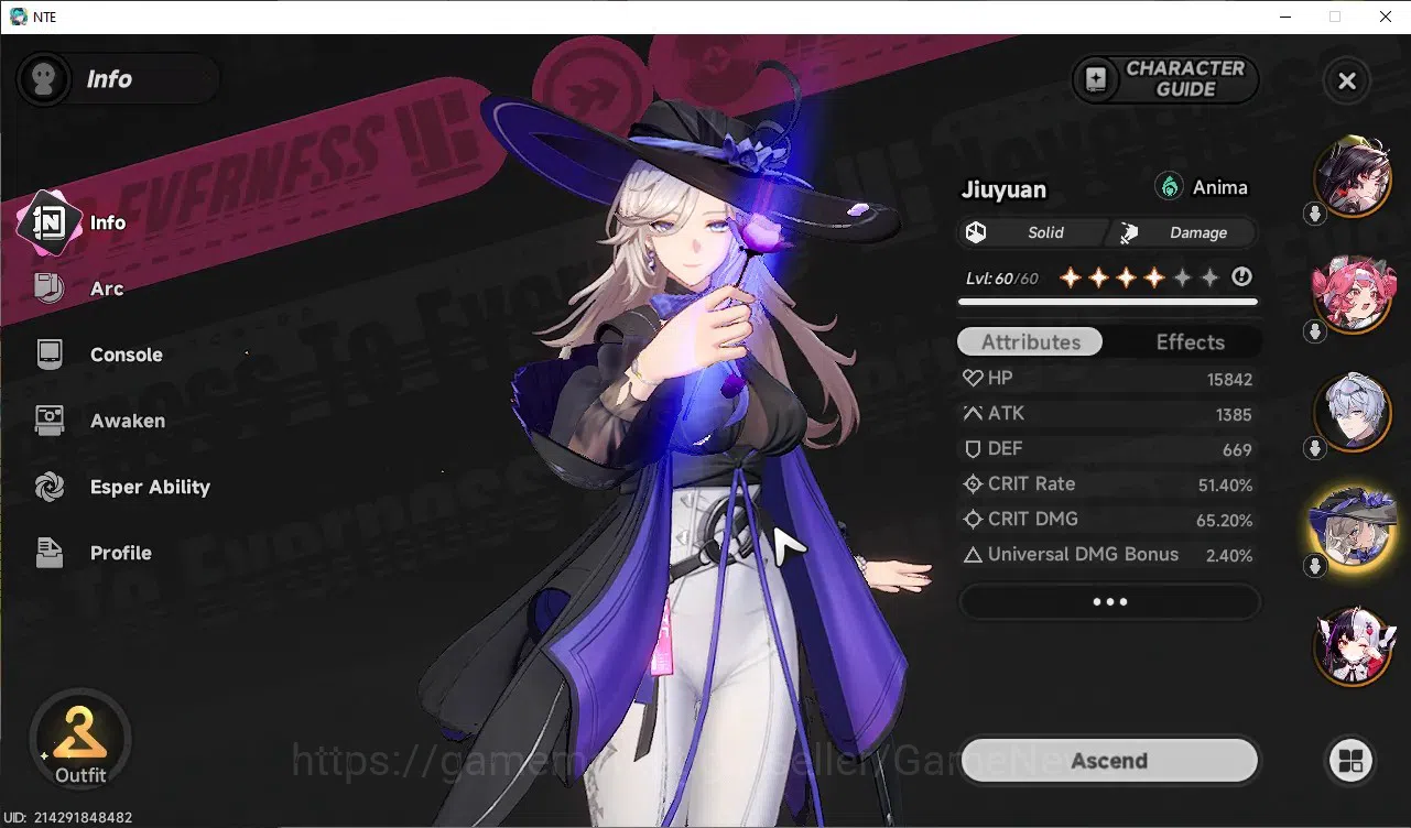 Neverness to Everness Accounts GLOBAL SEA|HL 47|TL 33|10 SSR Nanally+Skin,Chaos,L image 8
