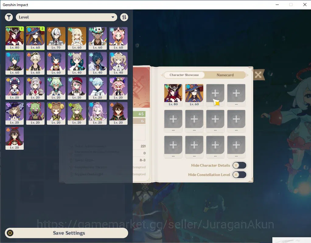 Genshin Impact Accounts ASIA | 45AR | 2 Limited +21(*4Character) +1(*5Wea image 2
