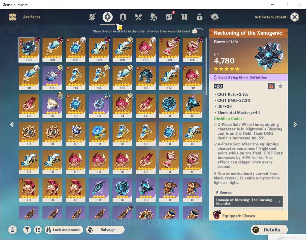 Genshin Impact Accounts ASIA | 45AR | 2 Limited +21(*4Character) +1(*5Wea image 5