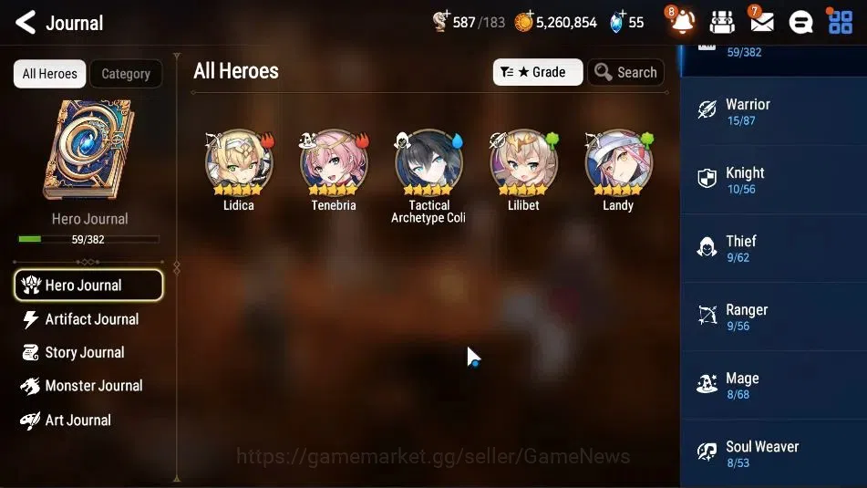 Epic Seven Accounts GLOBAL UnVerif|New Era|2 ML(Rhiana&Luciel,LT Charl image 7