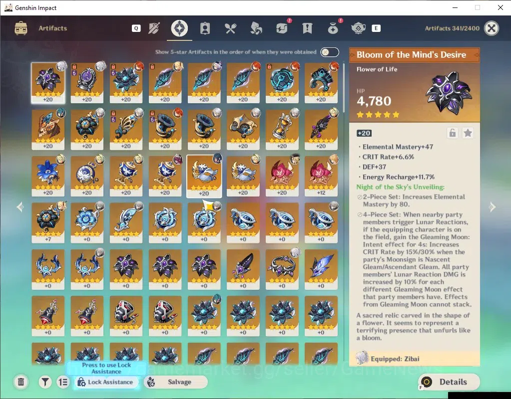 Genshin Impact Accounts Others Asia|AR 53|4 Limited 6(*5 Weapon)|Arlecchino+Signature,Mavuika,Navia,Zibai|Male Mc|Take 5