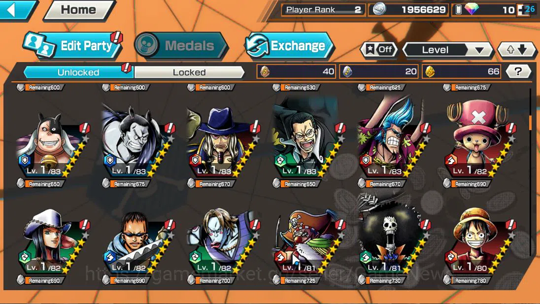 One Piece Bounty Rush Accounts Global| 6 EX| AMS[Borsalino],T5E Jaygarcia,T4E Mar image 6