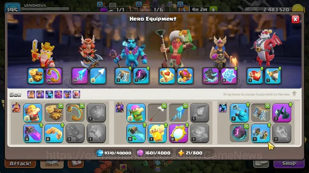 Clash of Clans Accounts TH 17 - BH 10|LV 195|HH 9|BK 78,AQ 80,GW 58,MP 57, image 14
