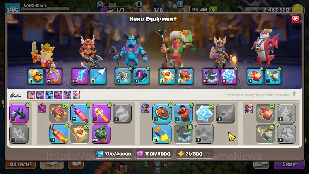 Clash of Clans Accounts TH 17 - BH 10|LV 195|HH 9|BK 78,AQ 80,GW 58,MP 57, image 15
