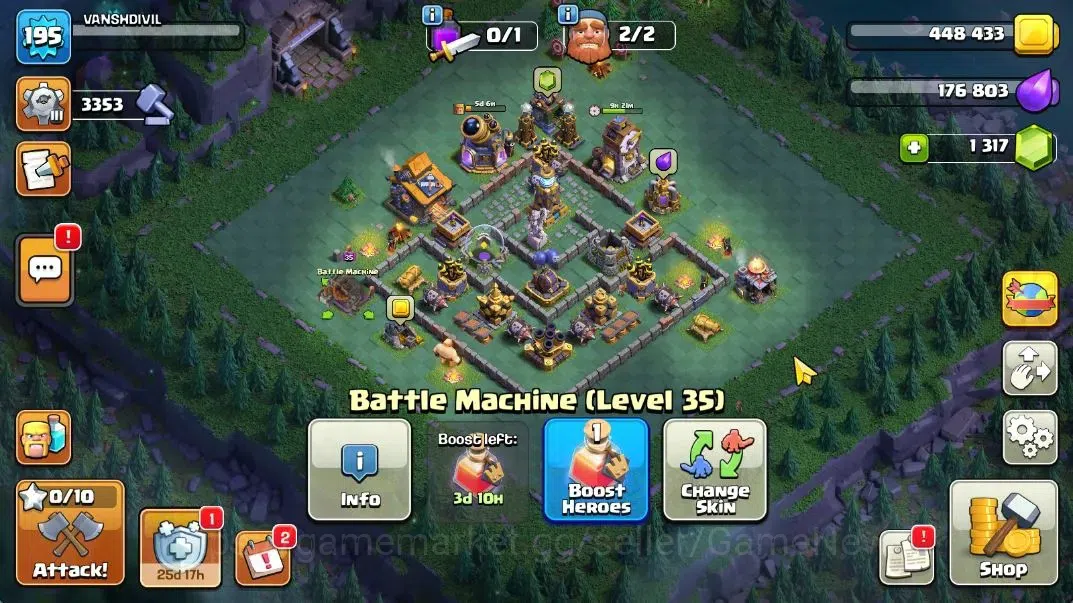 Clash of Clans Accounts TH 17 - BH 10|LV 195|HH 9|BK 78,AQ 80,GW 58,MP 57, image 18