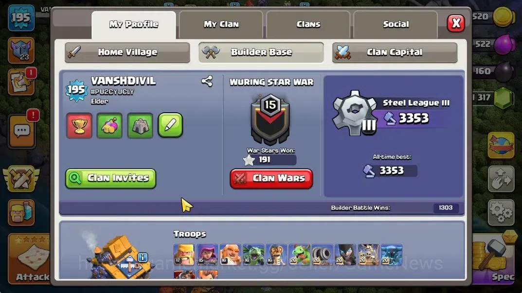 Clash of Clans Accounts TH 17 - BH 10|LV 195|HH 9|BK 78,AQ 80,GW 58,MP 57, image 5