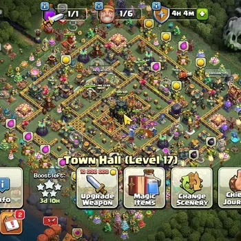 Clash of Clans High-End TH 17 - BH 10|LV 195|HH 9|BK 78,AQ 80,GW 58,MP 57, image 1