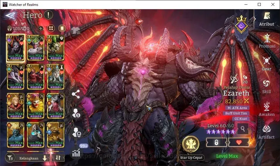 Watcher of Realms Accounts GLOBAL 60x|2M Power|6 Lord[Azareth,Iovar,Torodor,R image 11
