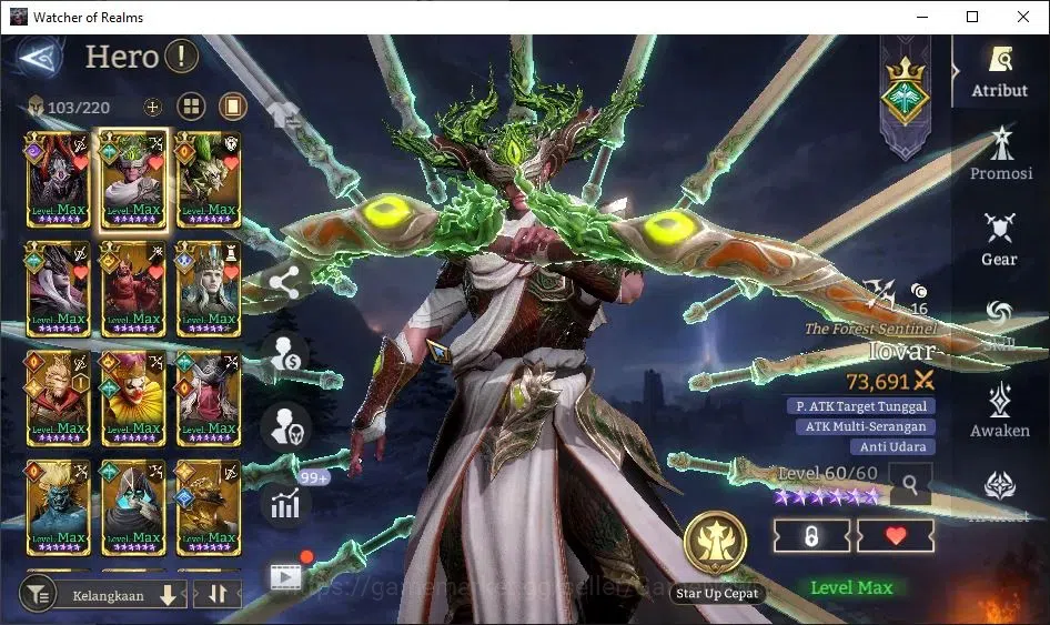 Watcher of Realms Accounts GLOBAL 60x|2M Power|6 Lord[Azareth,Iovar,Torodor,R image 12