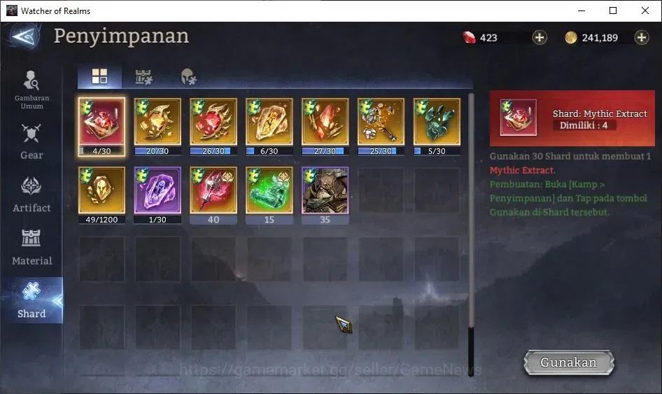 Watcher of Realms Accounts GLOBAL 60x|2M Power|6 Lord[Azareth,Iovar,Torodor,R image 18