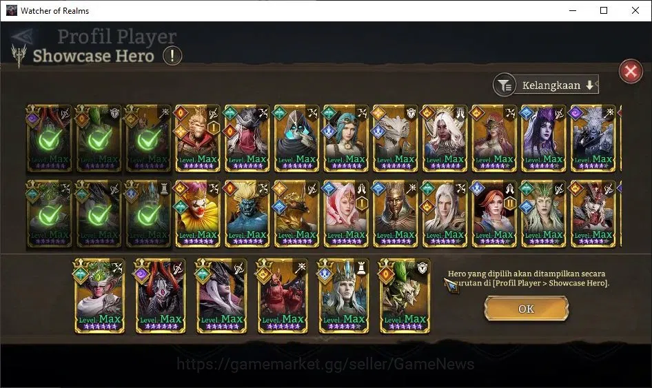 Watcher of Realms Accounts GLOBAL 60x|2M Power|6 Lord[Azareth,Iovar,Torodor,R image 19
