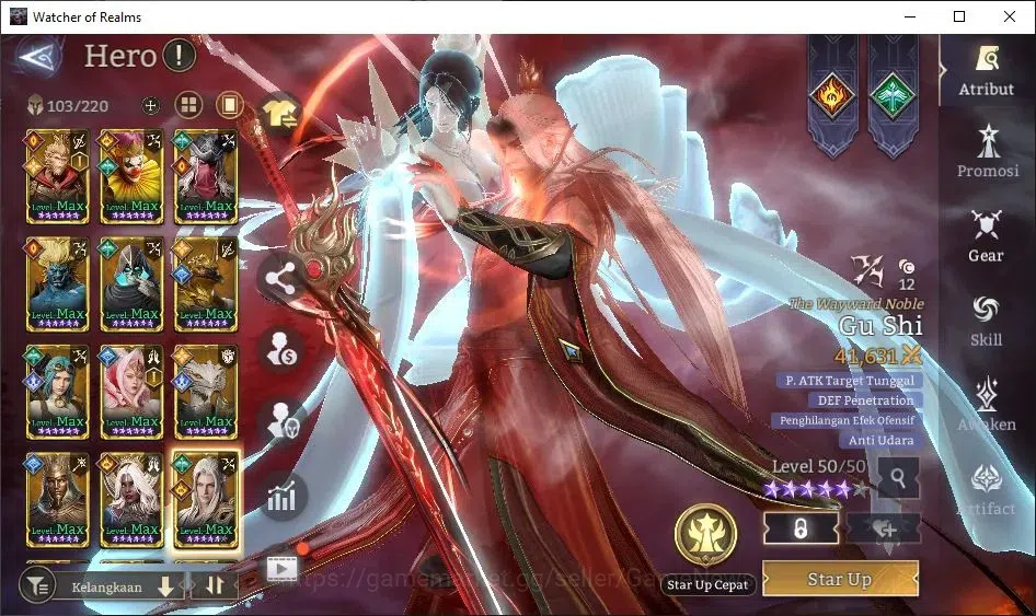 Watcher of Realms Accounts GLOBAL 60x|2M Power|6 Lord[Azareth,Iovar,Torodor,R image 8