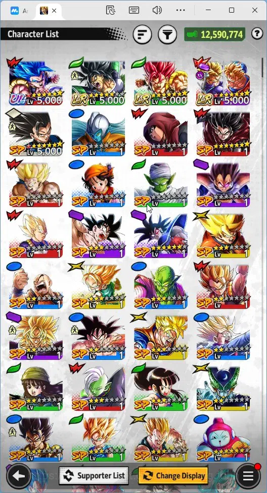 Dragon Ball Legends Accounts Global | Lvl 158|12.5M Total Power|30K CC|1 UL|3 L image 12