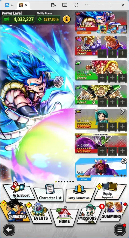 Dragon Ball Legends Accounts Global | Lvl 158|12.5M Total Power|30K CC|1 UL|3 L image 14