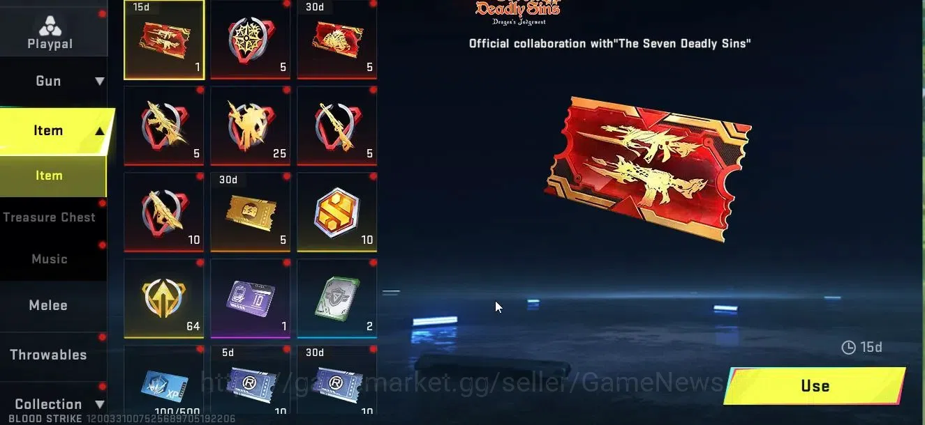 Blood Strike Accounts ASIA|ETERNAL Desert Eagle-Scorpius|COLLAB BLEACH B image 10