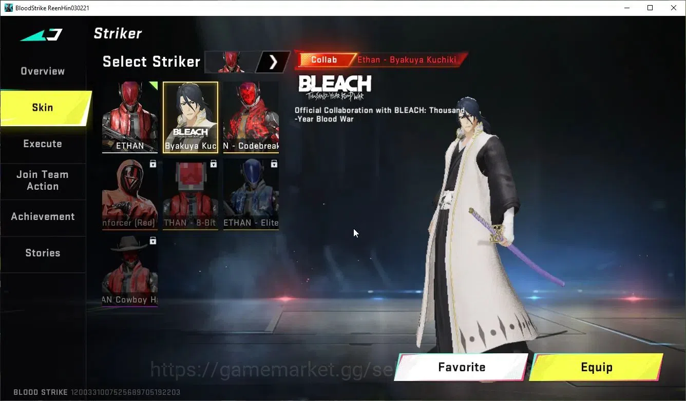 Blood Strike Accounts ASIA|ETERNAL Desert Eagle-Scorpius|COLLAB BLEACH B image 3