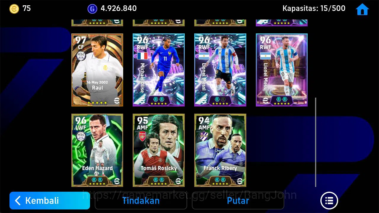 eFootball Accounts Others Power 3163, Peter Schmeichel epic, cheilinni epic, C Abbiati epic, Uli Hoeneb epic, Van nistelrooy 5