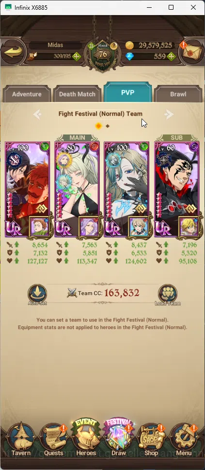 The Seven Deadly Sins: Grand Cross Accounts ASIA | 1,75M CC | 5 UR Salos 2/6, Merlin Esca, ODK image 7