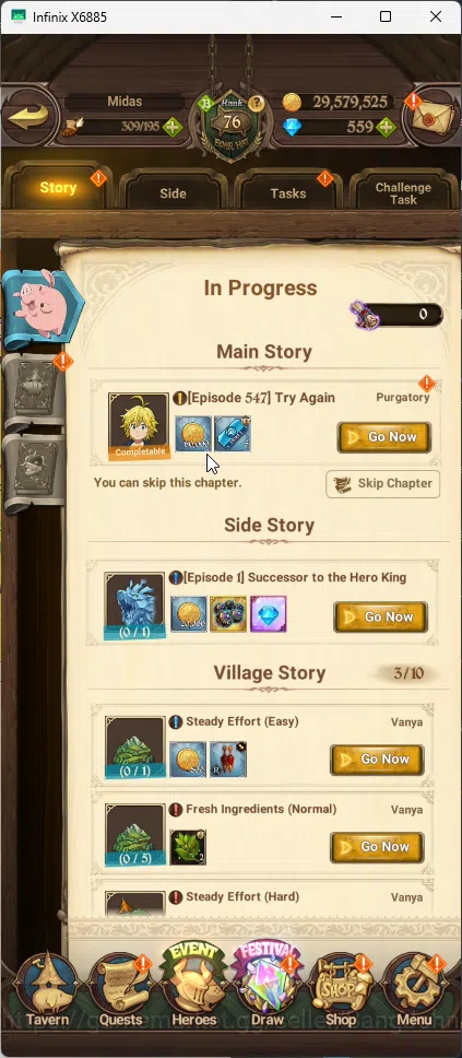 The Seven Deadly Sins: Grand Cross Accounts ASIA | 1,75M CC | 5 UR Salos 2/6, Merlin Esca, ODK image 9