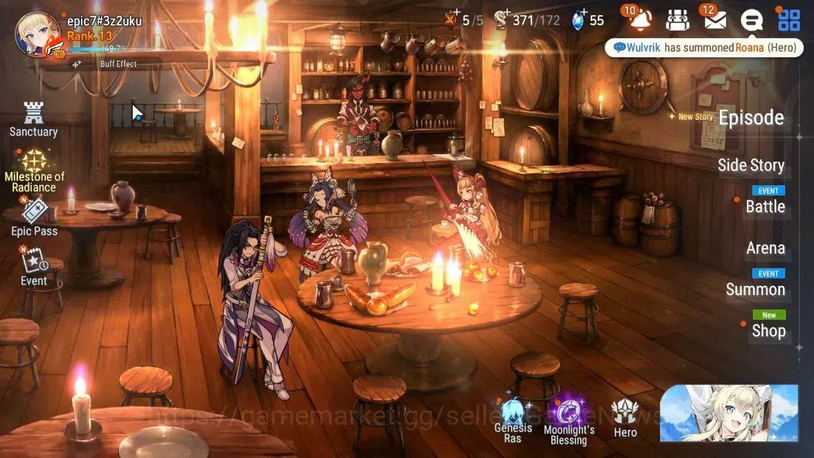 Epic Seven Accounts GLOBAL Unverif|New Era|4 ML(Salome,MChloe,DLilibet image 1