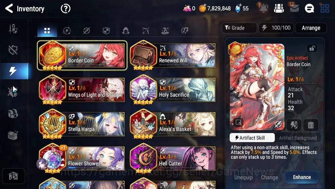 Epic Seven Accounts GLOBAL Unverif|New Era|4 ML(Salome,MChloe,DLilibet image 16