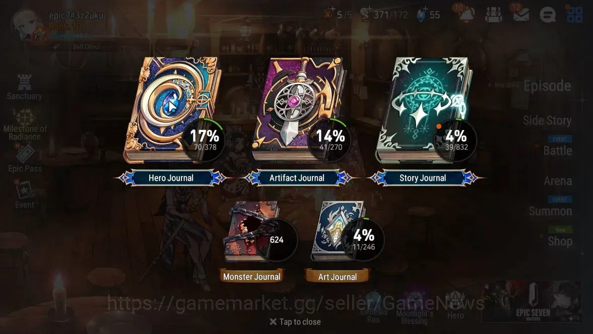 Epic Seven Accounts GLOBAL Unverif|New Era|4 ML(Salome,MChloe,DLilibet image 3
