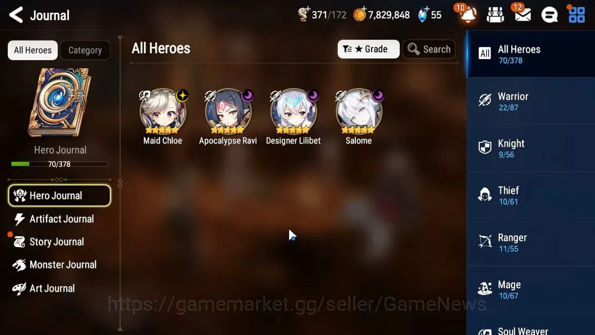 Epic Seven Accounts GLOBAL Unverif|New Era|4 ML(Salome,MChloe,DLilibet image 4