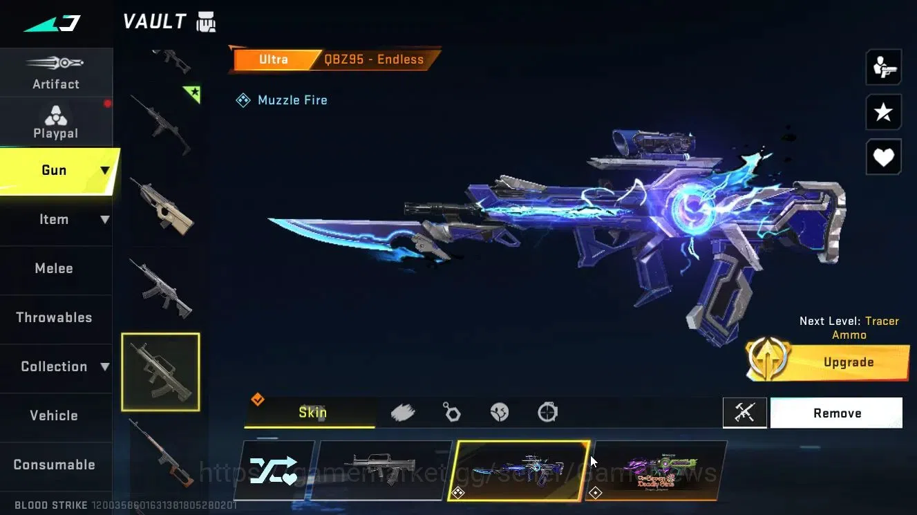 Blood Strike Accounts Collab Skin ASIA|Eternal[AK47 Lv 4,UZI Lv 4]|Colab BLEACH[Byakuya]+7DS[QBZ95,Kar98]|ULTRA[Melee 18