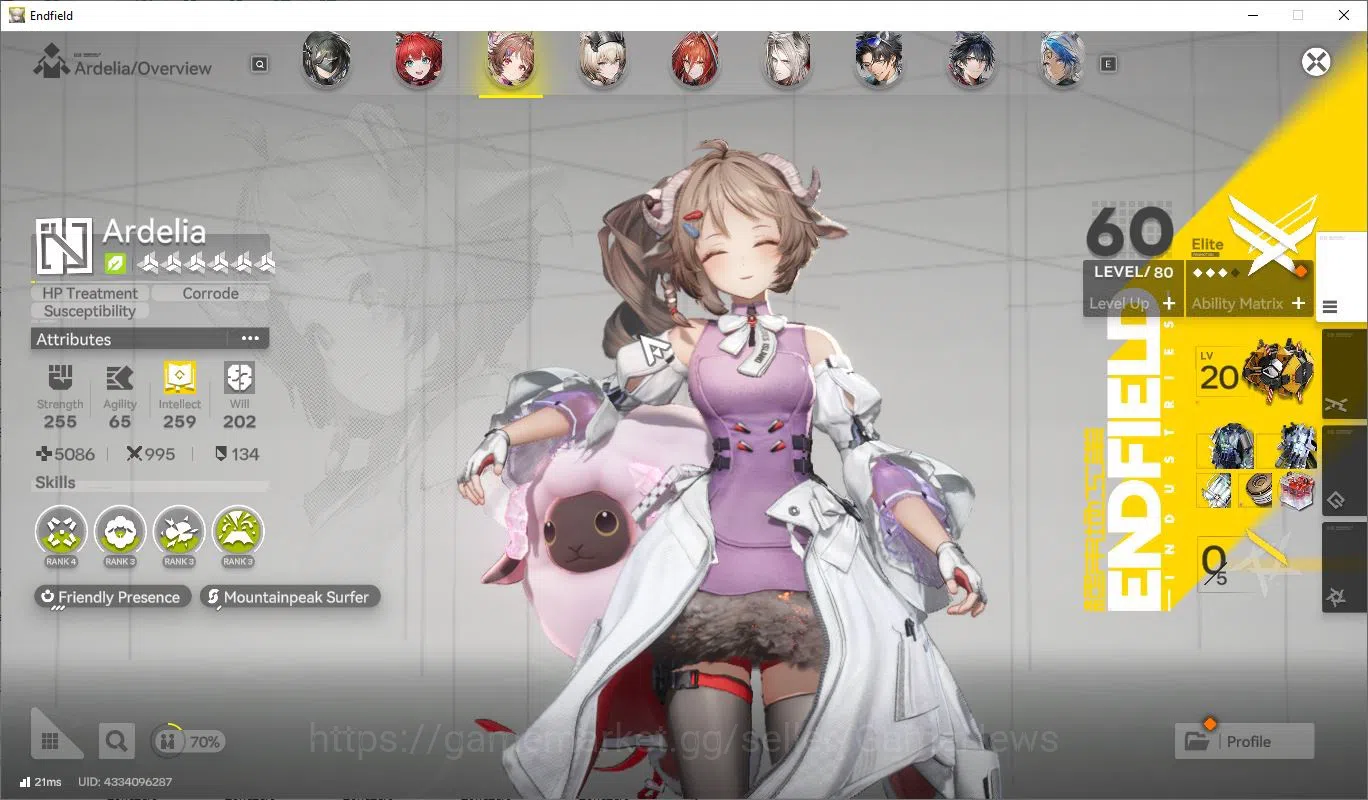 Arknights: Endfield Accounts Asia Lv 56|7 SSR[YvonneP1+Sign,Gilberta+Sign,Ember image 10