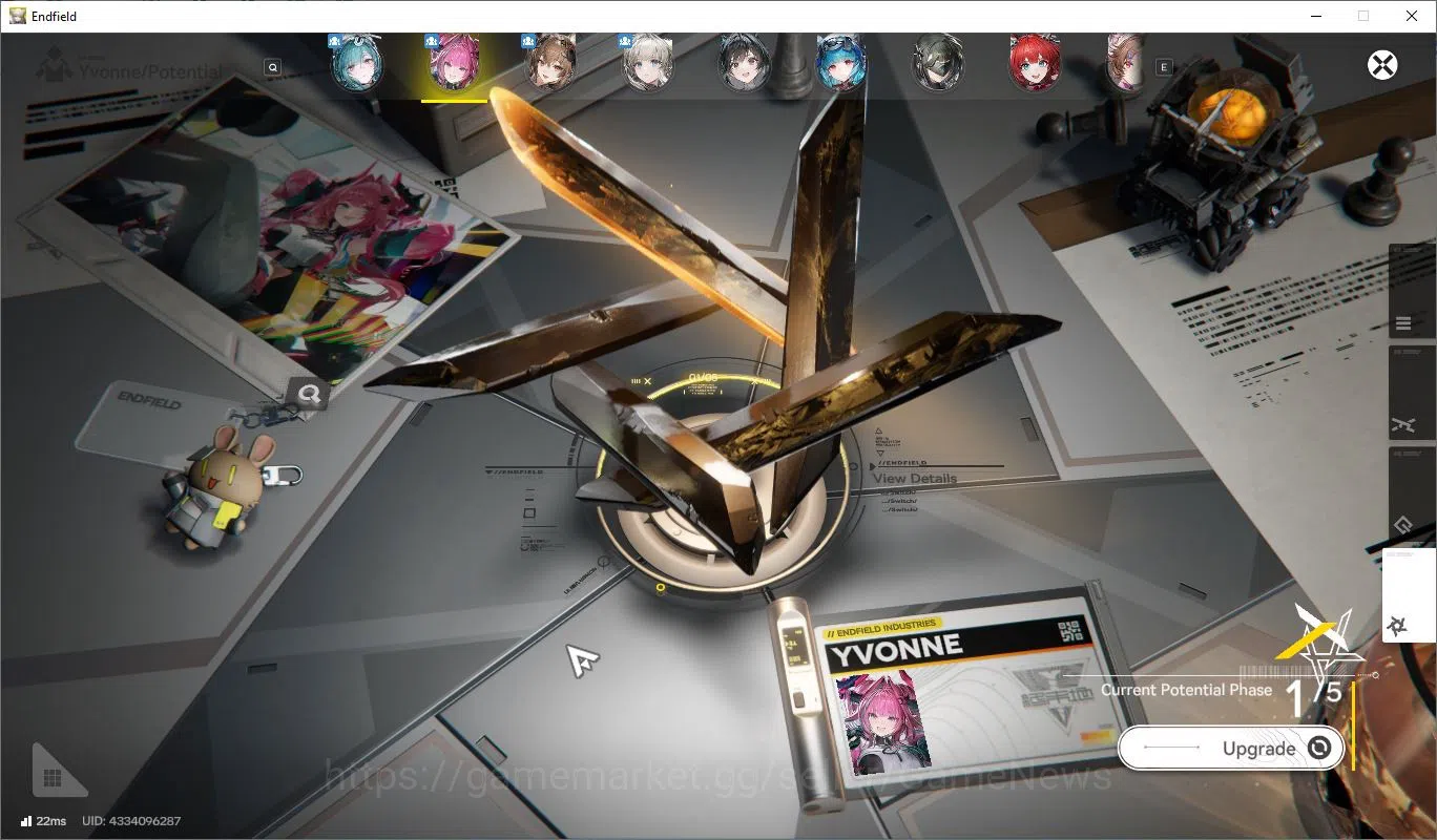 Arknights: Endfield Accounts Asia Lv 56|7 SSR[YvonneP1+Sign,Gilberta+Sign,Ember image 3