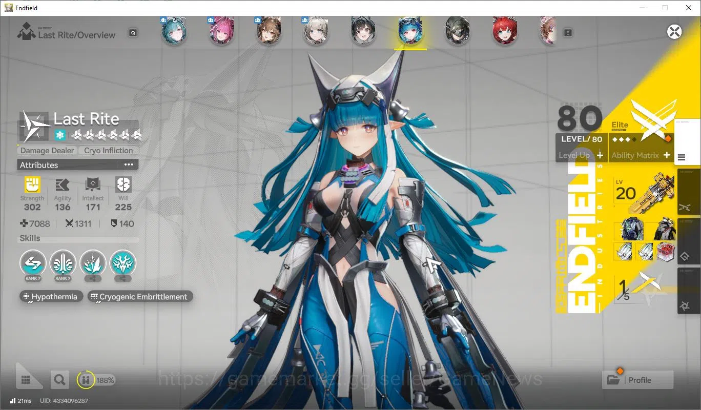 Arknights: Endfield Accounts Asia Lv 56|7 SSR[YvonneP1+Sign,Gilberta+Sign,Ember image 5