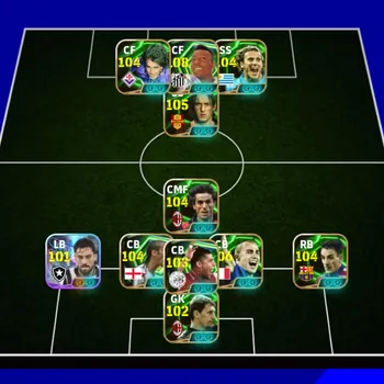 eFootball Accounts High-End Kolektif 3223 Pele x Batistuta x Diego Forlan x Toti x Vieri x 4 manager booster