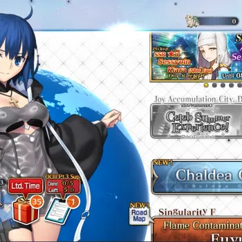 Fate-Grand Order Accounts NA Starter Fuyuki Lvl 1 |1 SSR Servant| ( Mysterious Executor CIEL ) |52 Golden Fruit|Birthday