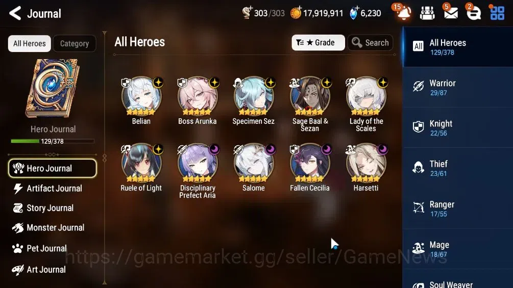 Epic Seven Accounts GLOBAL Unverif|NewEra|10 ML(Salome,BArunka,LOT Sca image 6
