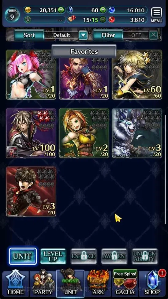 Last Cloudia Accounts GLOBAL|Rank 9, Top Tier Unit Goddess Lilaha (Max L image 2