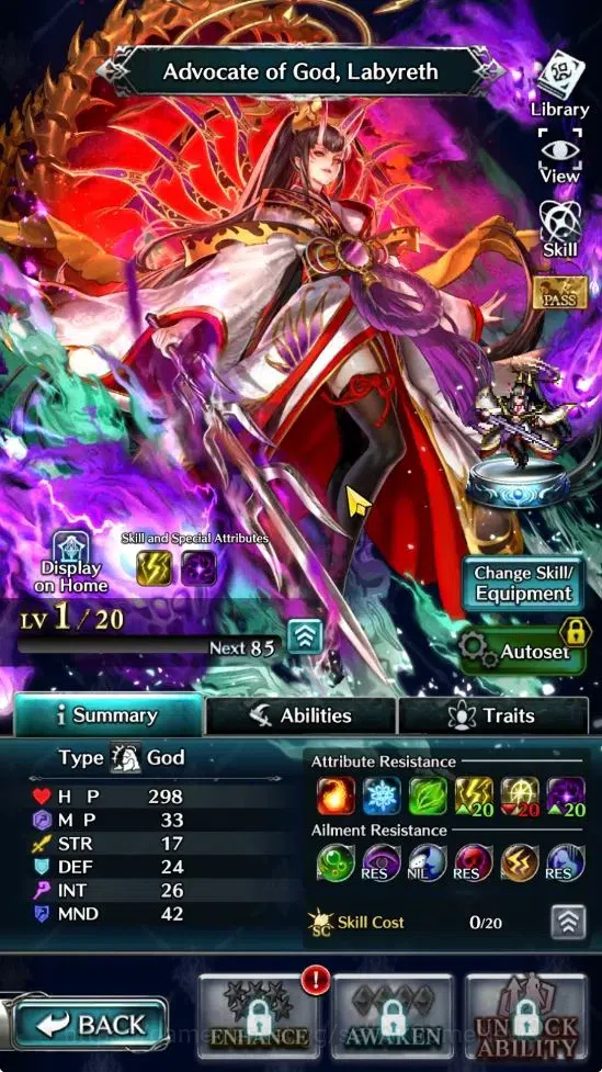Last Cloudia Accounts GLOBAL|Rank 9, Top Tier Unit Goddess Lilaha (Max L image 4
