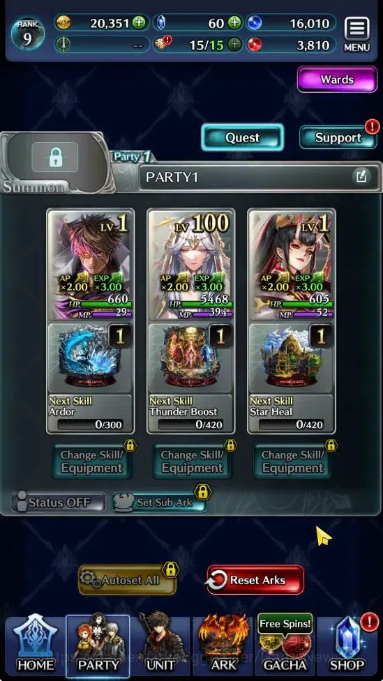 Last Cloudia Accounts GLOBAL|Rank 9, Top Tier Unit Goddess Lilaha (Max L image 7