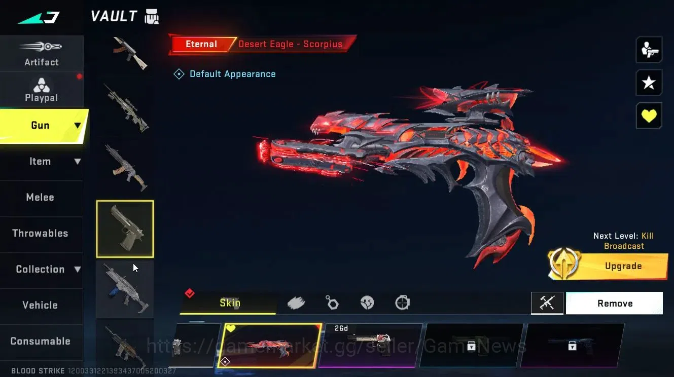 Blood Strike Accounts ASIA|3 ETERNAL[Katya-Glint,P90-Empyrean Lv3,DEagle image 16