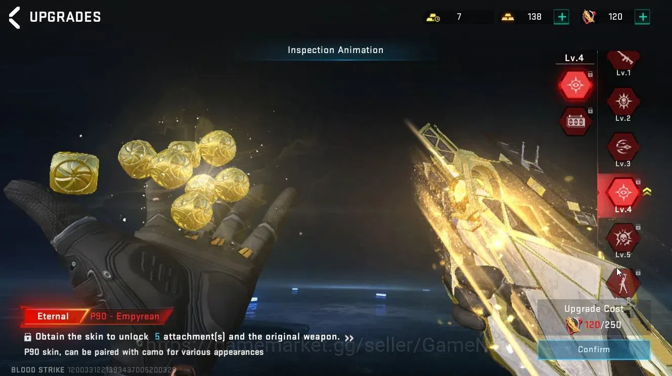 Blood Strike Accounts ASIA|3 ETERNAL[Katya-Glint,P90-Empyrean Lv3,DEagle image 20
