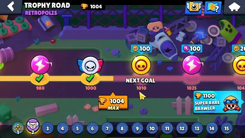 Brawl Stars Accounts 1004 Trophy|17 Brawlers 3 Max Lv [Edgar,Primo,Shel image 10