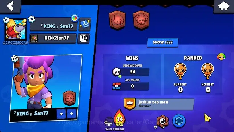 Brawl Stars Accounts 1004 Trophy|17 Brawlers 3 Max Lv [Edgar,Primo,Shel image 2