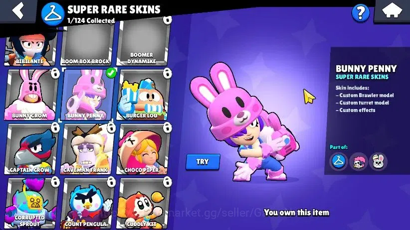 Brawl Stars Accounts 1004 Trophy|17 Brawlers 3 Max Lv [Edgar,Primo,Shel image 8