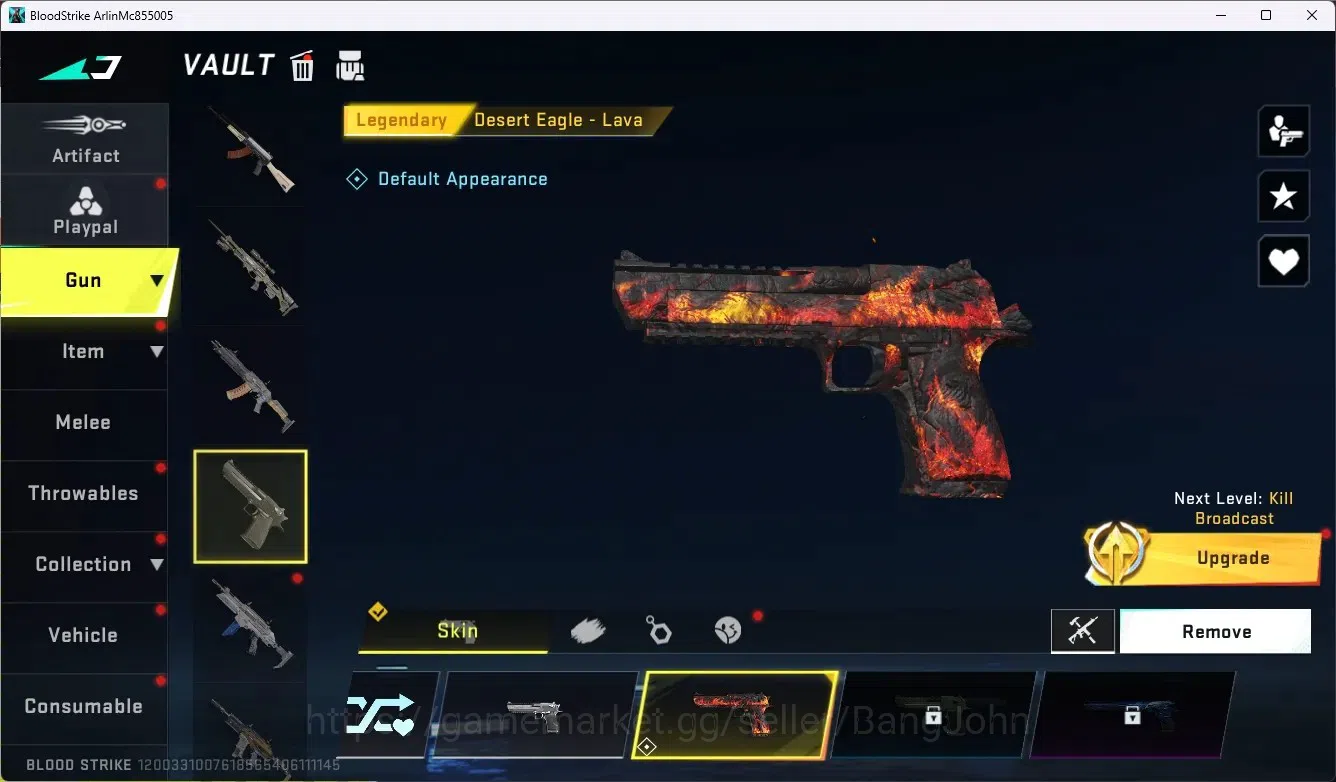 Blood Strike Accounts ASIA|Collab Gun MCX - EVA-00|6 Legendary Gun|Colla image 2