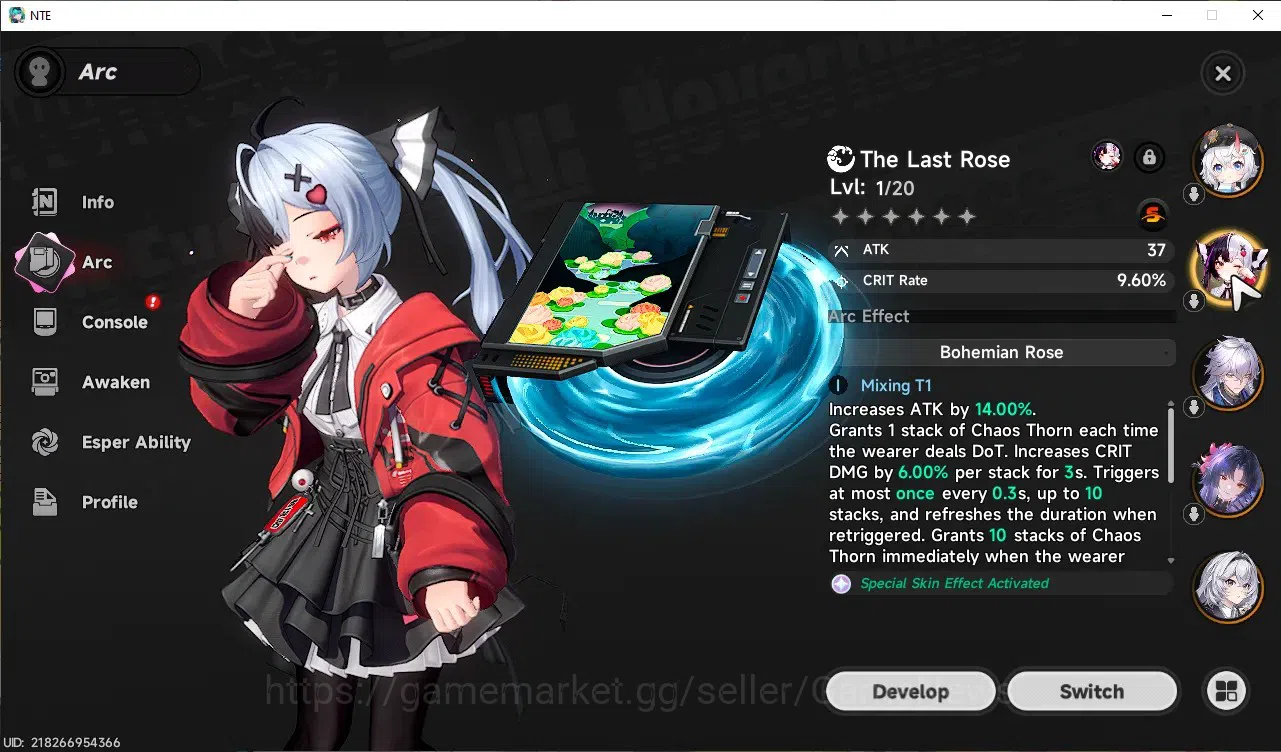 Neverness to Everness Accounts GLOBAL EU|HL 18|TL 11|4 SSR 2 Limit[Lacrimosa,Hoto image 4