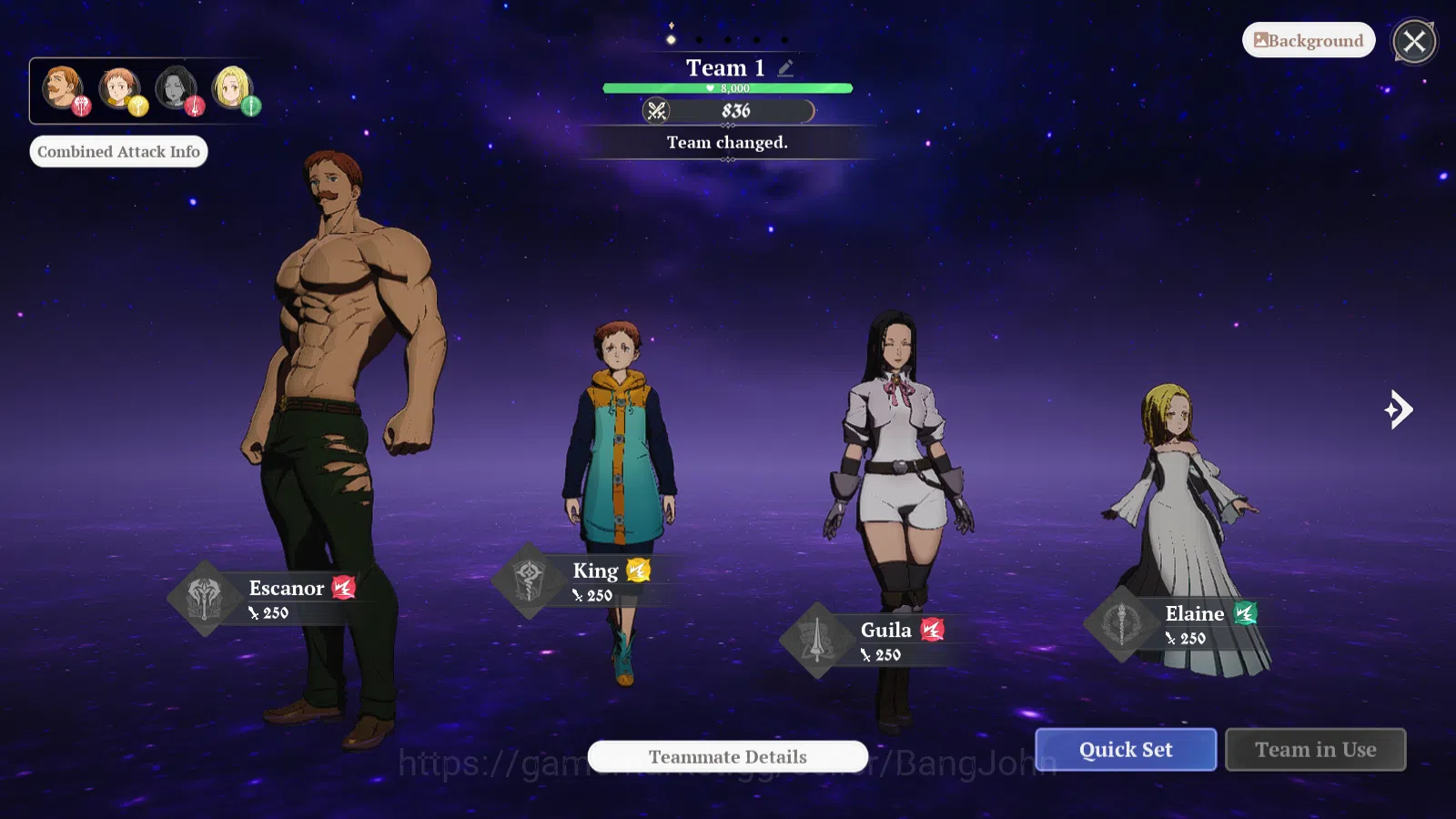The Seven Deadly Sins: Origin Accounts EUROPE|Fresh Starter Lvl 2|4 SSR|Escanor,Guila,Kin image 2