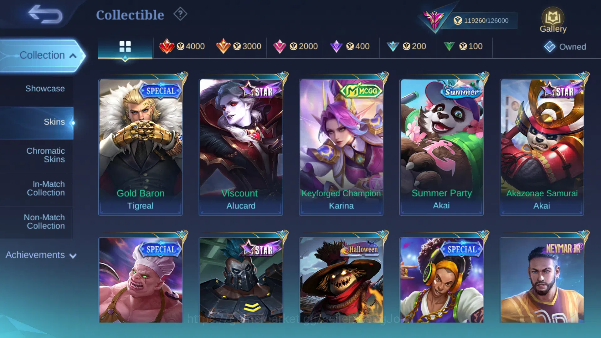 Mobile Legends: Bang Bang Accounts Others Hero 130 | Skin 397 | Recall Epic Tas Tas | Legend Valir | Collector Benedetta 12