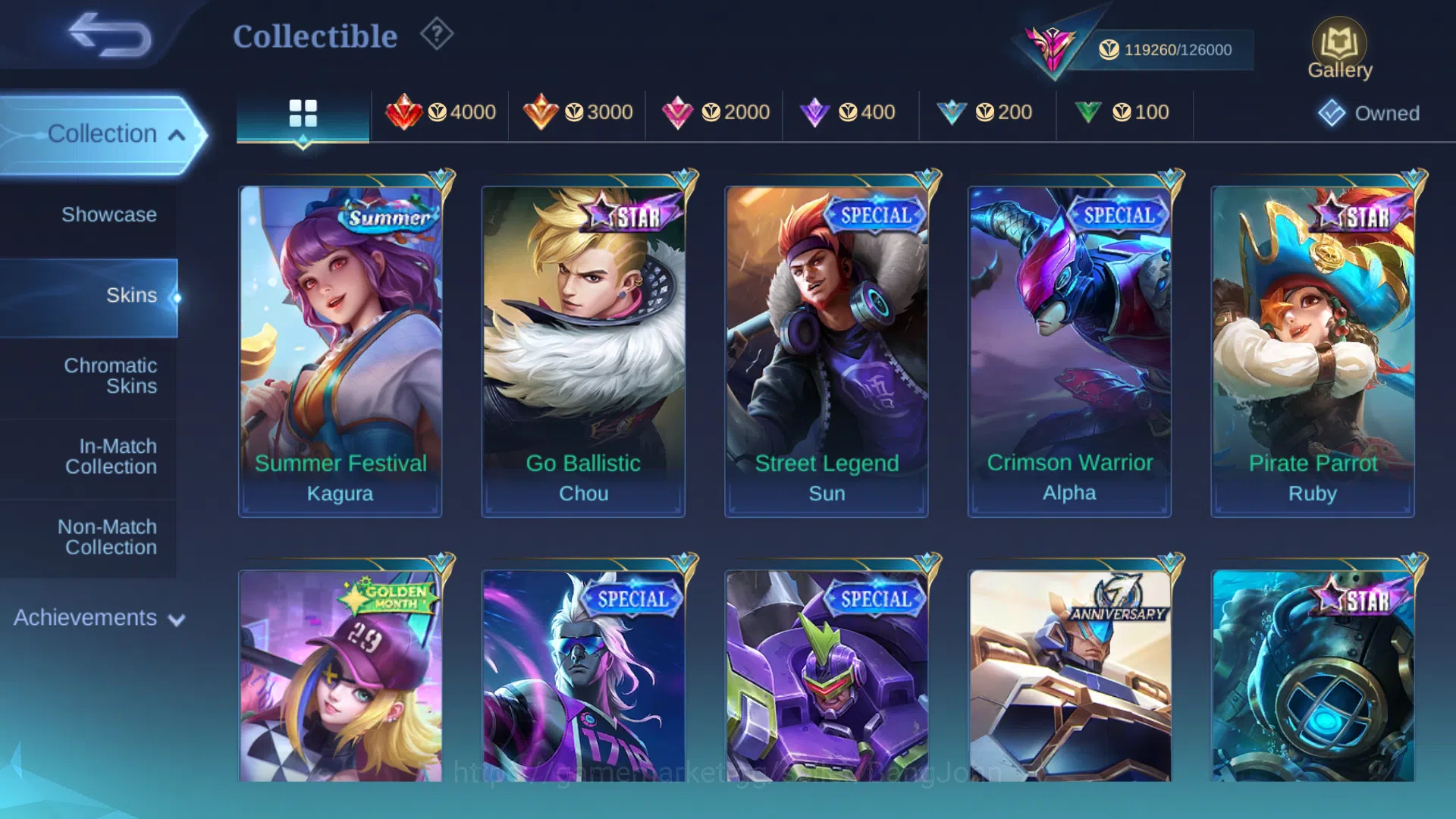 Mobile Legends: Bang Bang Accounts Others Hero 130 | Skin 397 | Recall Epic Tas Tas | Legend Valir | Collector Benedetta 14