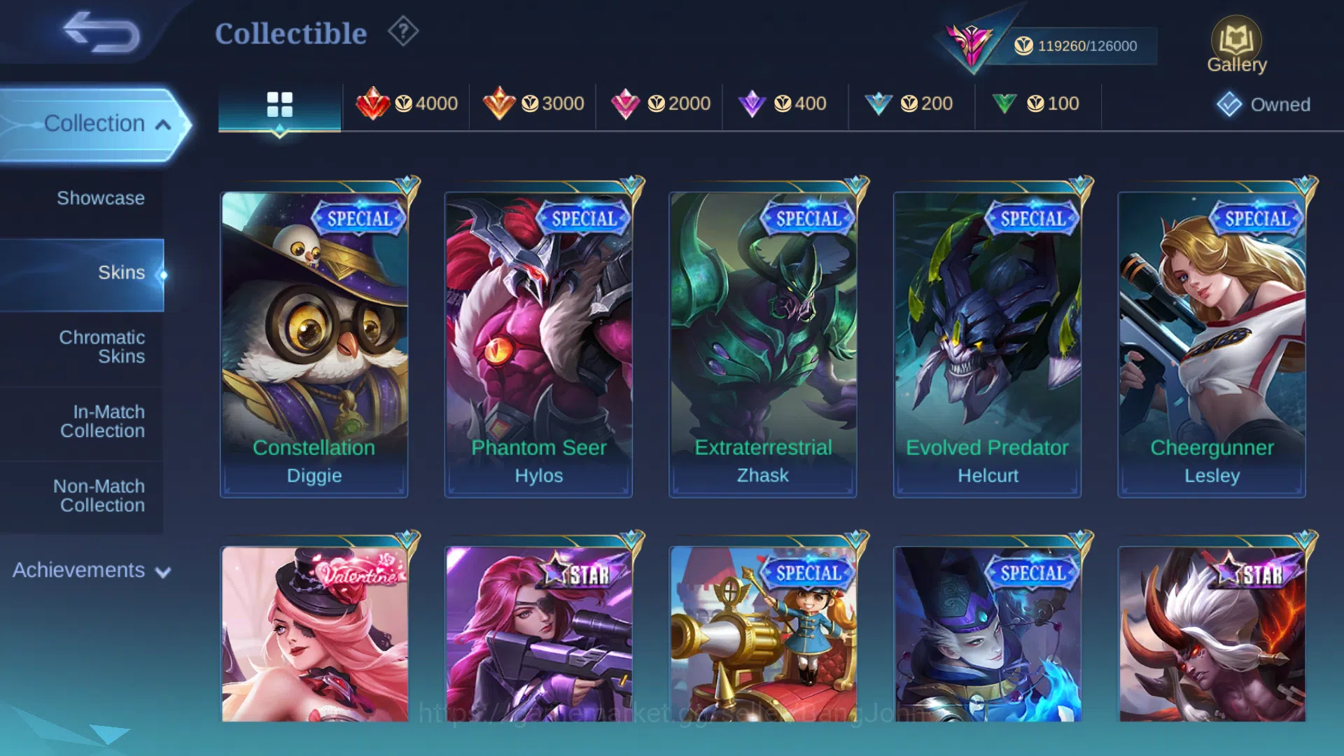 Mobile Legends: Bang Bang Accounts Others Hero 130 | Skin 397 | Recall Epic Tas Tas | Legend Valir | Collector Benedetta 16