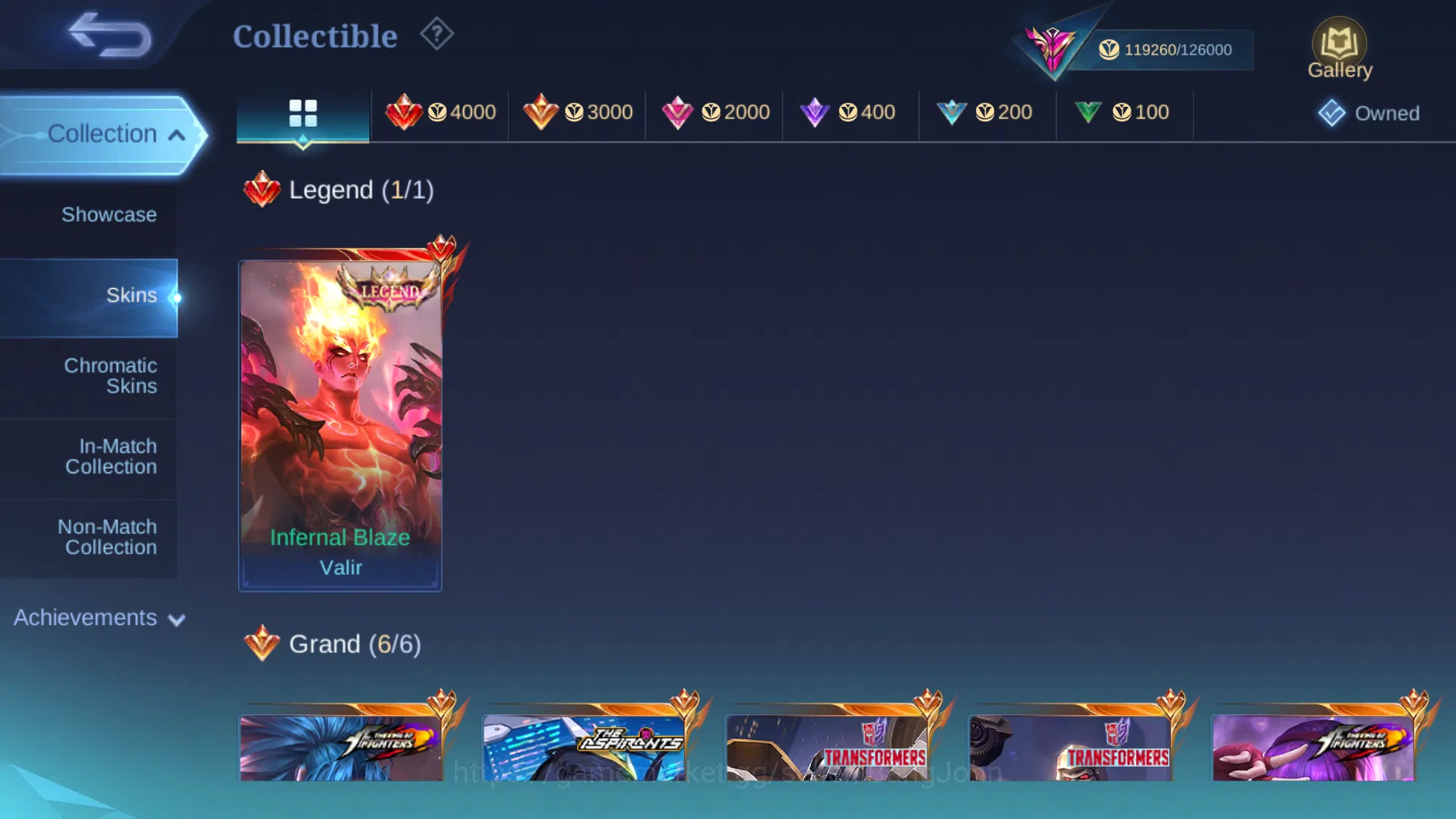 Mobile Legends: Bang Bang Accounts Others Hero 130 | Skin 397 | Recall Epic Tas Tas | Legend Valir | Collector Benedetta 3